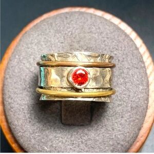 Sterling Silver Spinner Ring